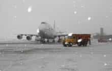انجام ۳۲ پرواز داخلی و ۴ پرواز خارجی طی مدت بارش برف از فرودگاه شهید مدنی تبریز