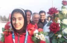 تنها دختر مدال آور آذربایجان شرقی در تاریخ مسابقات جهانی تکواندو به زادگاهش بازگشت