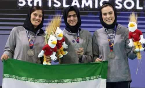 موفقیت بانوان شمشیرباز آذربایجان‌شرقی در بازی‌های همبستگی کشورهای اسلامی