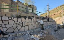 پیشرفت 80 درصدی احداث دیوار سنگی در ضلع جنوبی اتوبان پاسداران