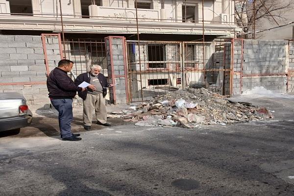 صدور اخطاریه به سازندگان بنا در سطح حوزه شهرداری ناحیه 1 منطقه ۲