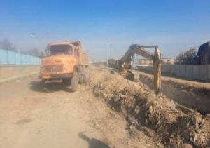 اجرای عملیات خاکبرداری و احداث کانال سنگی ایلی سو