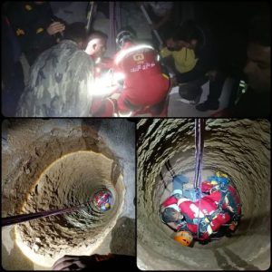 سقوط کارگر به عمق چاه در توکلی؛ نجات به موقع توسط آتش‌نشانان