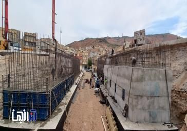 شهر بیدار است بتن‌ریزی فونداسیون زیرگذر شهید علی‌نژاد تبریز