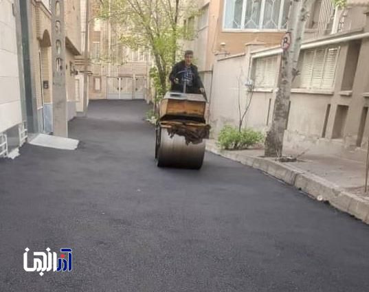 آسفالت ریزی بیش از یک هزار و 700 تنی در معابر سطح حوزه شهرداری منطقه 2 در طول هفته گذشته