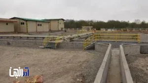 پیشرفت ۷۵ درصدی تصفیه‌خانه فاضلاب آذرشهر / بهره‌برداری تا پایان سال