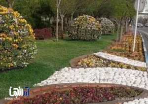 اجرای المان طرح‌های گل‌آرایی حجمی در مسیر بلوار استاد شهریار