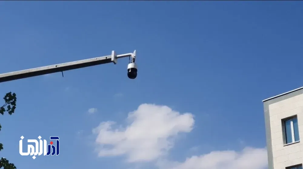 نصب دوربین نظارتی در تقاطع خیابان عطار نیشابوری و گلگشت تبریز