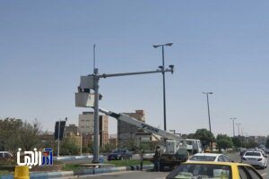 نصب دوربین ترافیکی در حدفاصل پل شهید فروزنده تا میدان سجادیه