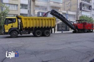لاین شمالی بلوار آیت الله ملکی آماده آسفالت ریزی می شود