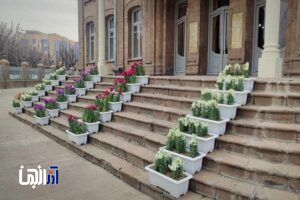 عمارت تاریخی ساعت برای نوروز آماده سازی شد