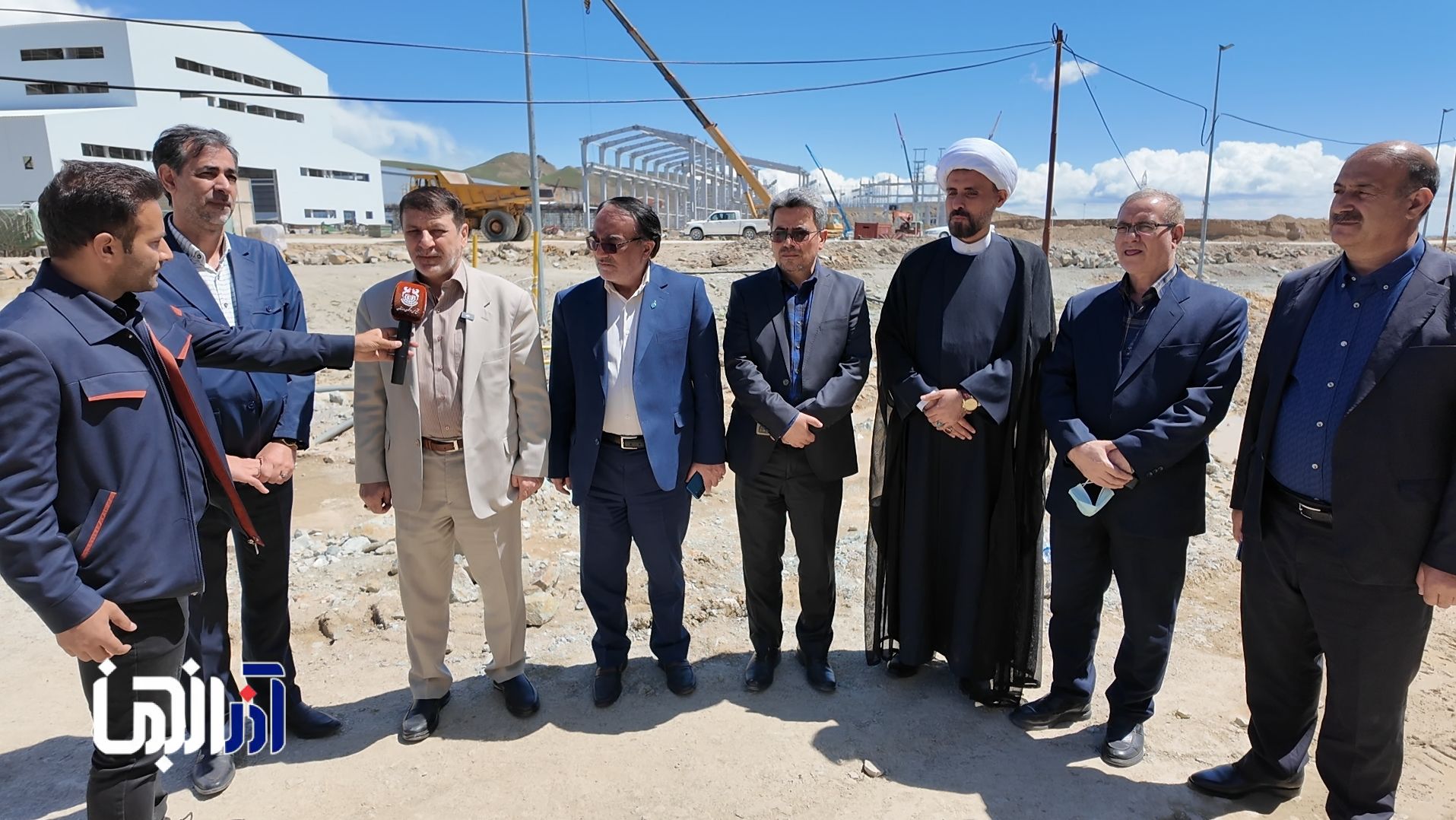 بازدید رئیس‌کل دادگستری آذربایجان شرقی و هیأت قضایی از پروژه‌های توسعه‌ای و زیست‌محیطی مجتمع مس سونگون