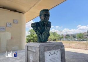 سردیس شهید ”مالک‌رحمتی" در تبریز نصب شد