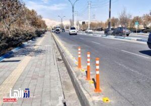 اجرای عملیات نصب تجهیزات ترافیکی در شهرک خاوران