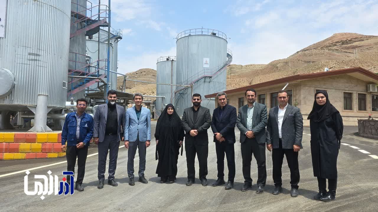 بازدید رئیس پارک علم و فناوری آذربایجان شرقی از شرکت پالایش ایمن راه