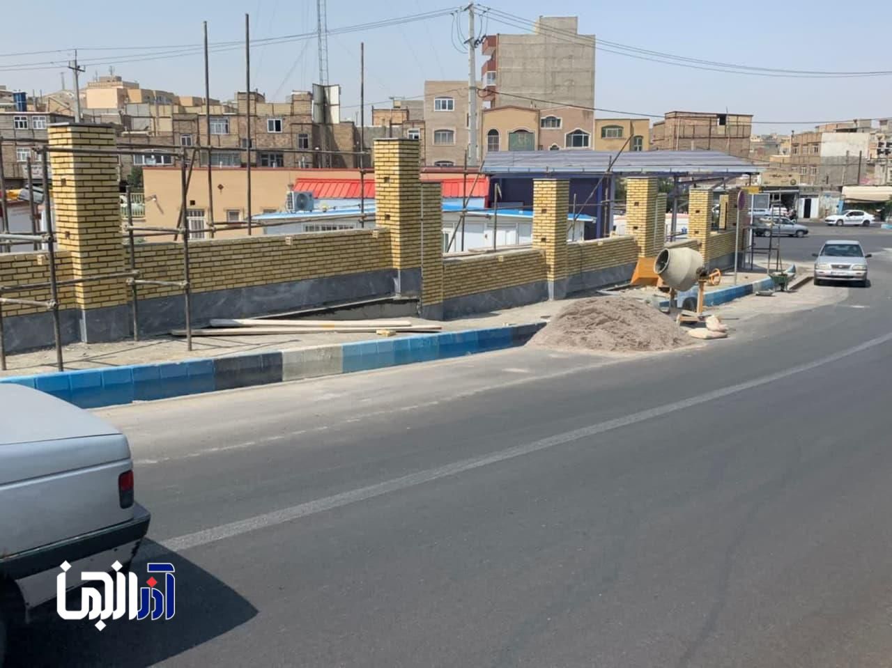 تکمیل پیاده رو بلوار شهدای سلامت توسط شهرداری منطقه 2