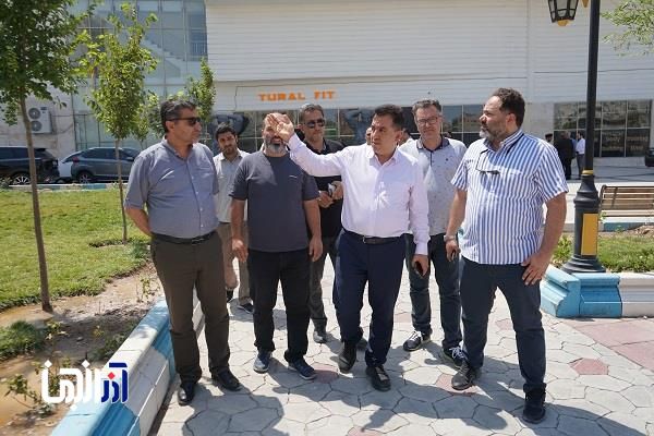 بازدید شهردار و شورای اسلامی شهر تبریز از پارک رجائی شهر