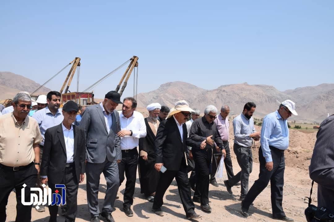 بازدید مسئولان ارشد آذربایجان شرقی از پروژه راهبردی انتقال آب ارس به تبریز
