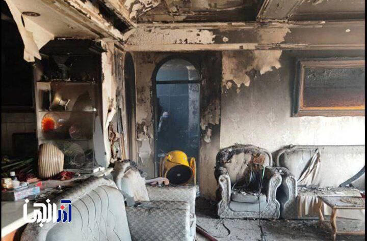 آتش‌سوزی در تبریز بر اثر «اتصالی برق» پس از وصل مجدد