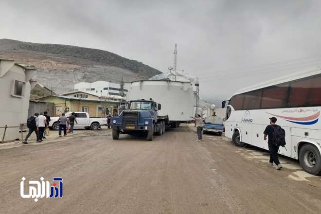 نقطه عطف تاریخی در پروژه فاز ۳ تغلیظ سونگون؛ ورود تجهیزات غول‌پیکر به قلب صنعت مس ایران