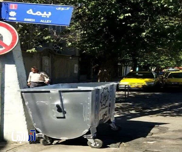 خرید و نصب ۲۴۰ باکس جدید زباله در منطقه ۴ تبریز