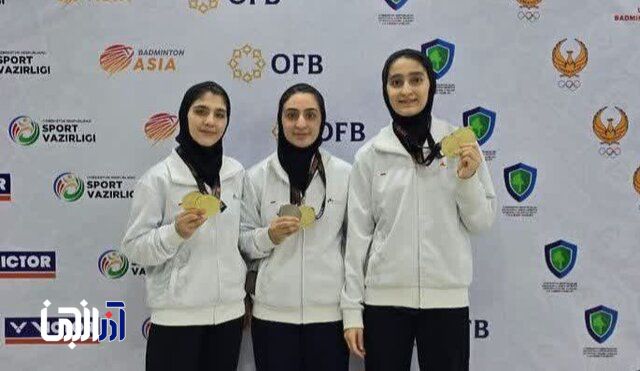 پنج طلا و یک نقره سهم بدمینتون‌بازان تبریزی از مسابقات آسیای میانه