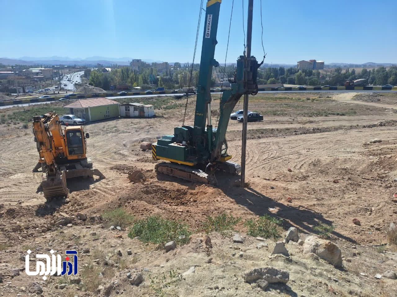 شمع‌کوبی پل سه‌راهی اهر کلید خورد/ پروژه‌ای برای تحول ترافیکی و توسعه اقتصادی شرق تبریز