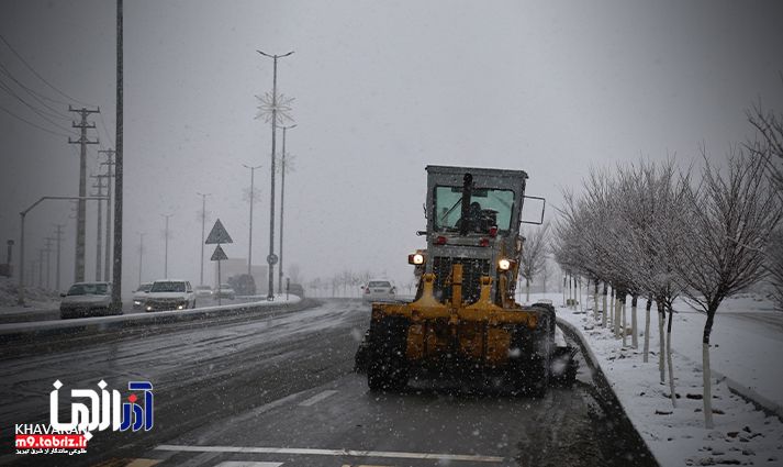 آماده‌باش کامل نیروها و ماشین آلات خدمات شهری برای مدیریت بارش‌ها