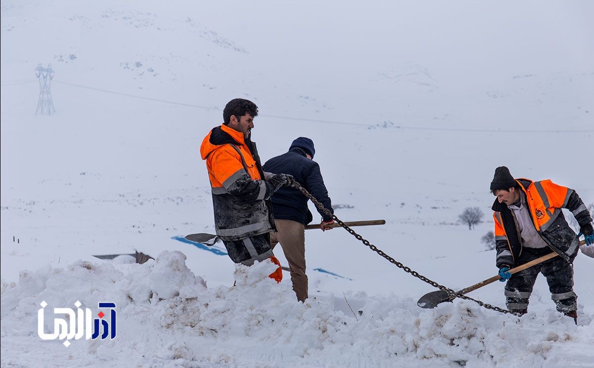 راه ۱۶۰ روستای آذربایجان شرقی بسته است