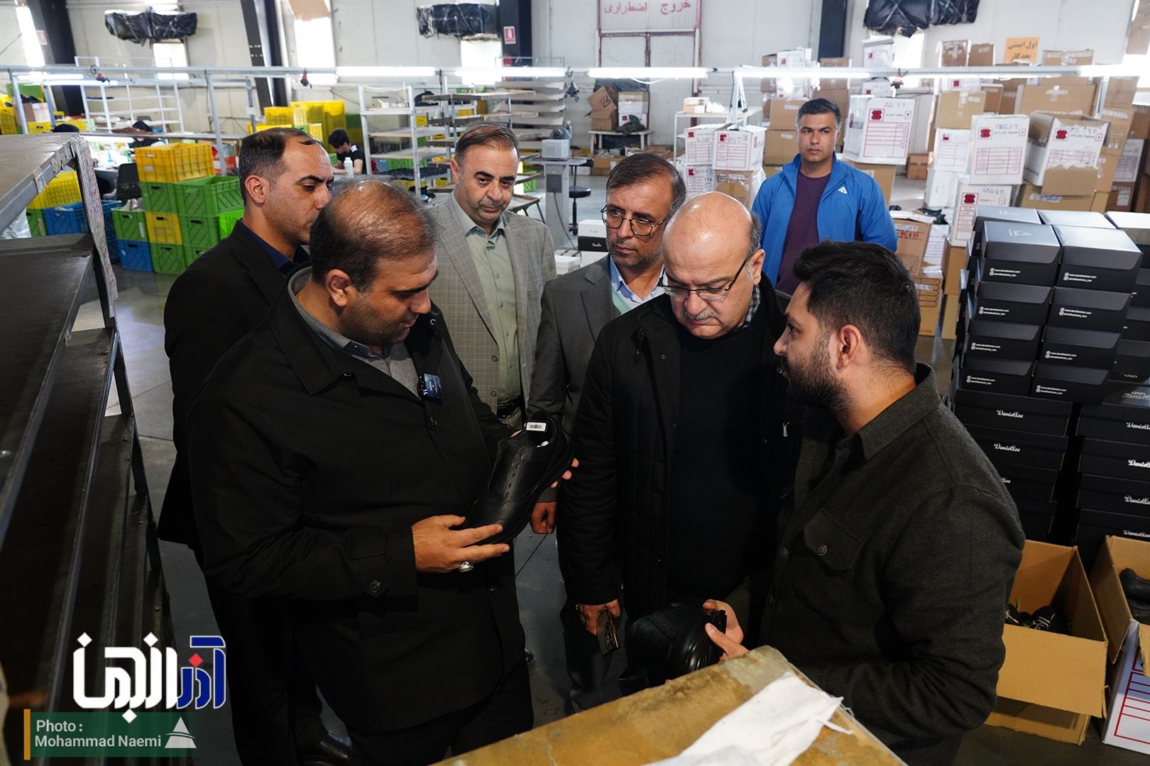 بازدید مدیرعامل سازمان منطقه آزاد ارس از کارخانه پیشگامان دنیلی ارس