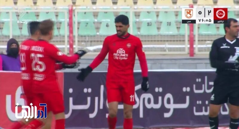 پیروزی پرگل در سرمای تبریز