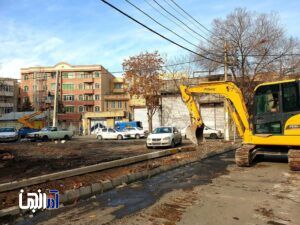 تعریض تقاطع بارون آواک گامی جدید در روان‌سازی ترافیک قلب تبریز