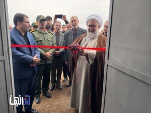 همزمان با دهه مبارک فجر، مخزن ۲ هزار مترمکعبی تأمین آب شرب شهر آبش‌احمد افتتاح شد