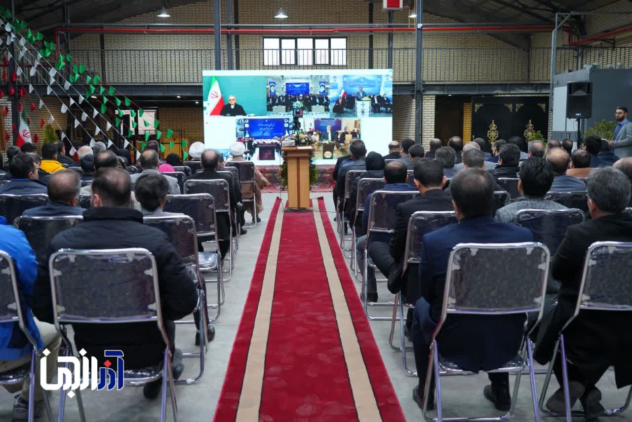 بهره‌برداری از ۲۲ پروژه عمرانی، صنعتی و گردشگری منطقه آزاد ارس با دستور رئیس‌جمهور