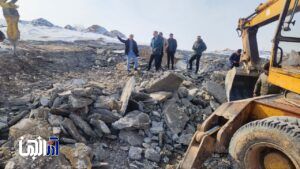 اجرای عملیات مسیرگشایی 24 متری صنعتگران توسط شهرداری منطقه 6 تبریز