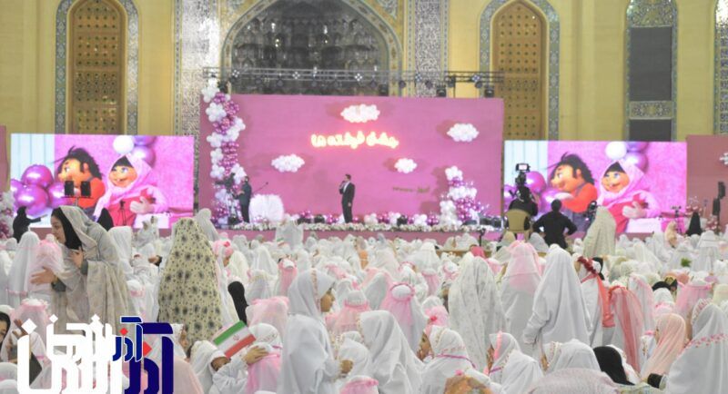 جشن تکلیف پنج هزار دختر در مصلی تبریز