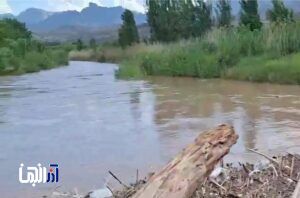 مسدودی راه ۵ روستای هوراند در اثر سیلاب