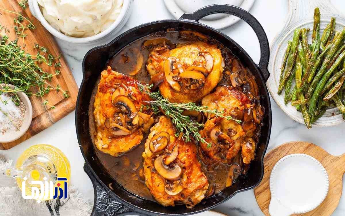 چگونه خوراک ساده و خوشمزه مرغ درست کنیم؟