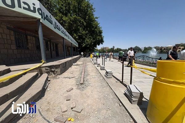 اتمام ترمیم و بهسازی کف دور استخر ائلگلی تا ۱۰ روز آینده