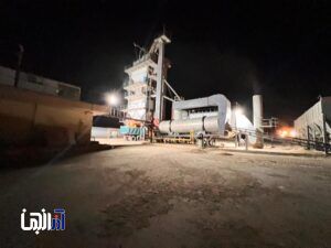 وقتی شهر به خواب می‌رود؛ کارخانجات آسفالت سازمان عمران بیدارند
