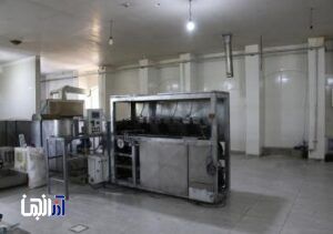 اتمام عملیات کاشیکاری مجتمع نان بازارچه شهریم باغشمال