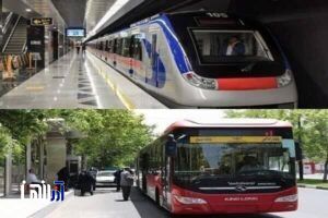 مترو و بی آر تی دوشنبه 15 تیر رایگان شد