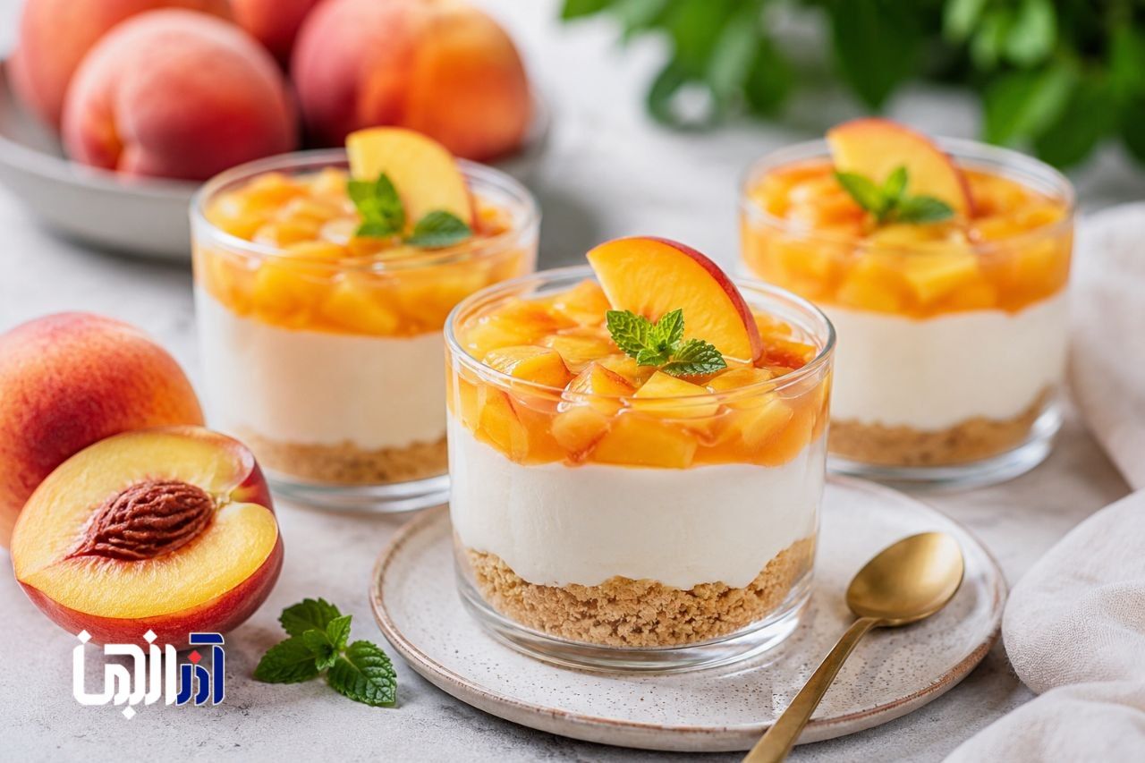 دسر هلو، دسر تابستانی سه‌سوته و خوشمزه