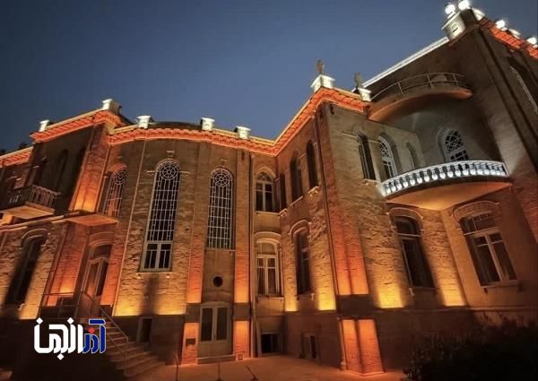 اتمام عملیات نورپردازی عمارت تاریخی ساعت در ضلع شمالی