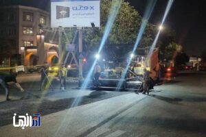 توزیع 213 تن آسفالت طی هفته گذشته در محدوده مرکزی تبریز