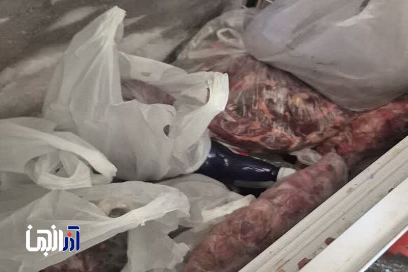 کشف بیش از ۱۰۰ کیلوگرم گوشت فاسد و سنگدان غیربهداشتی در تبریز