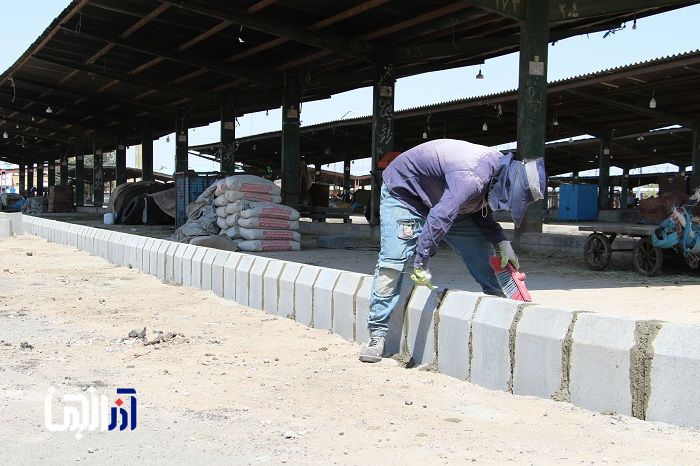 آغاز عملیات بهسازی سکوهای سبزه میدان