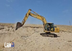 آغاز عملیات انبوهکاری تپههای ضلع جنوبی اتوبان شهید کسایی