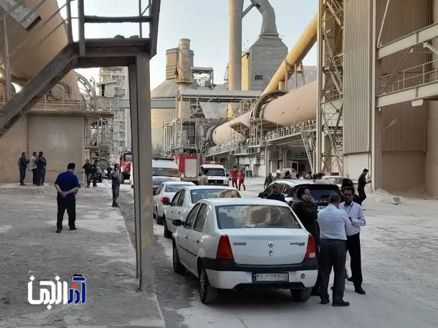 حادثه حین کار در شرکت سیمان صوفیان